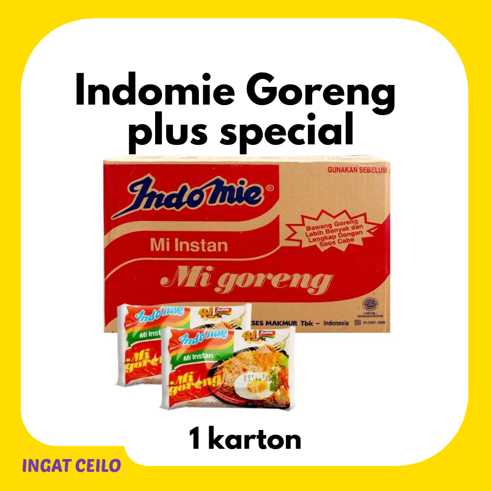 

1 Dus Indomie Goreng Plus Special Instant Food Mie