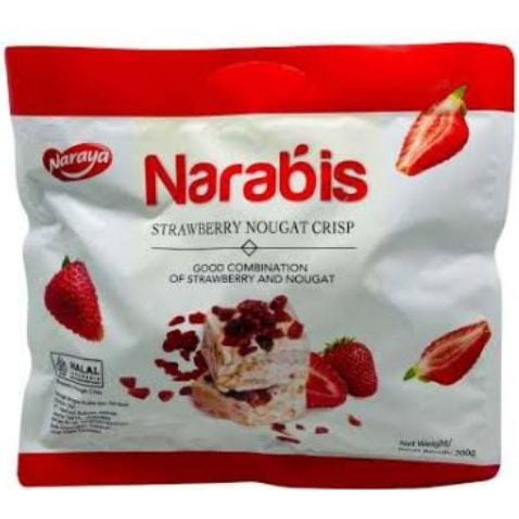 

NarayaNarabisNougat300grSTRAWBERRY