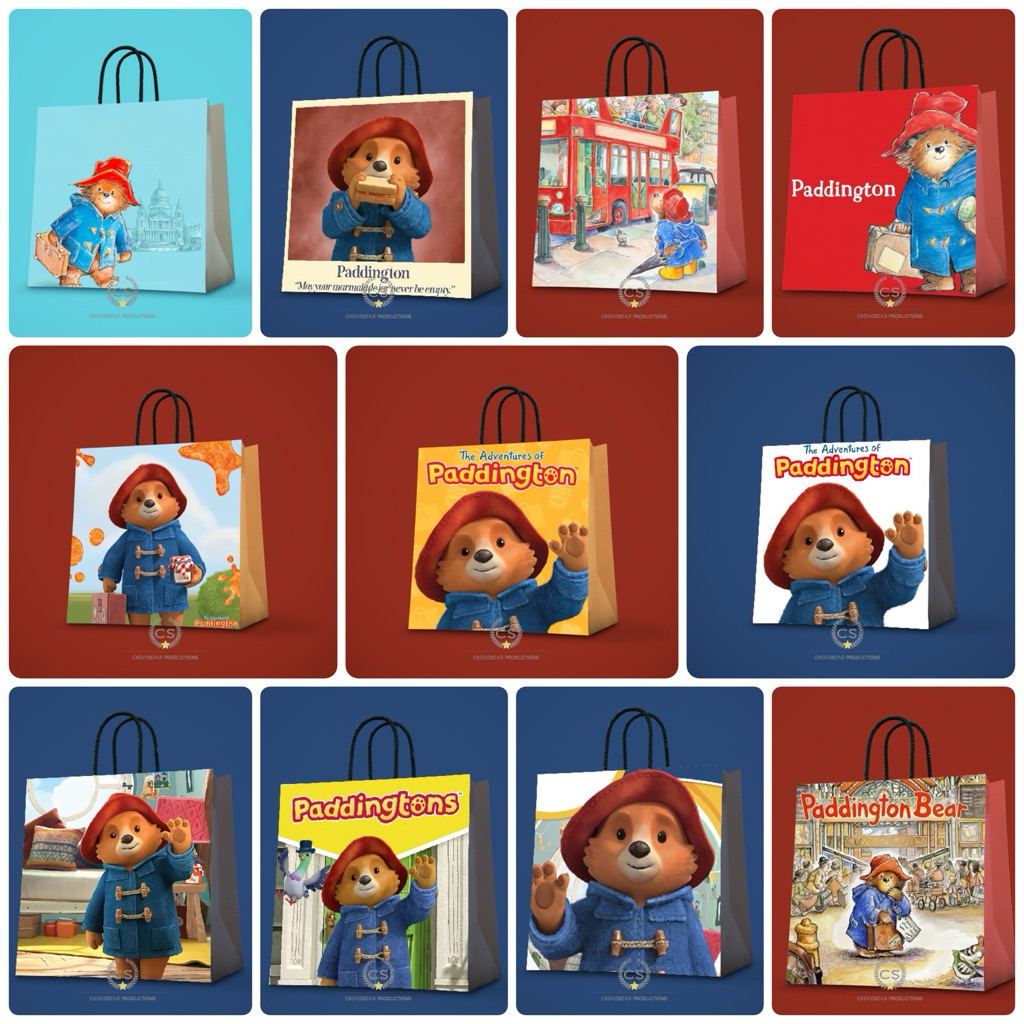 

Paperbag Custom Paddington Goodiebag Ulang Tahun Anak Tas Kado Tas Kertas Hampers Birthday