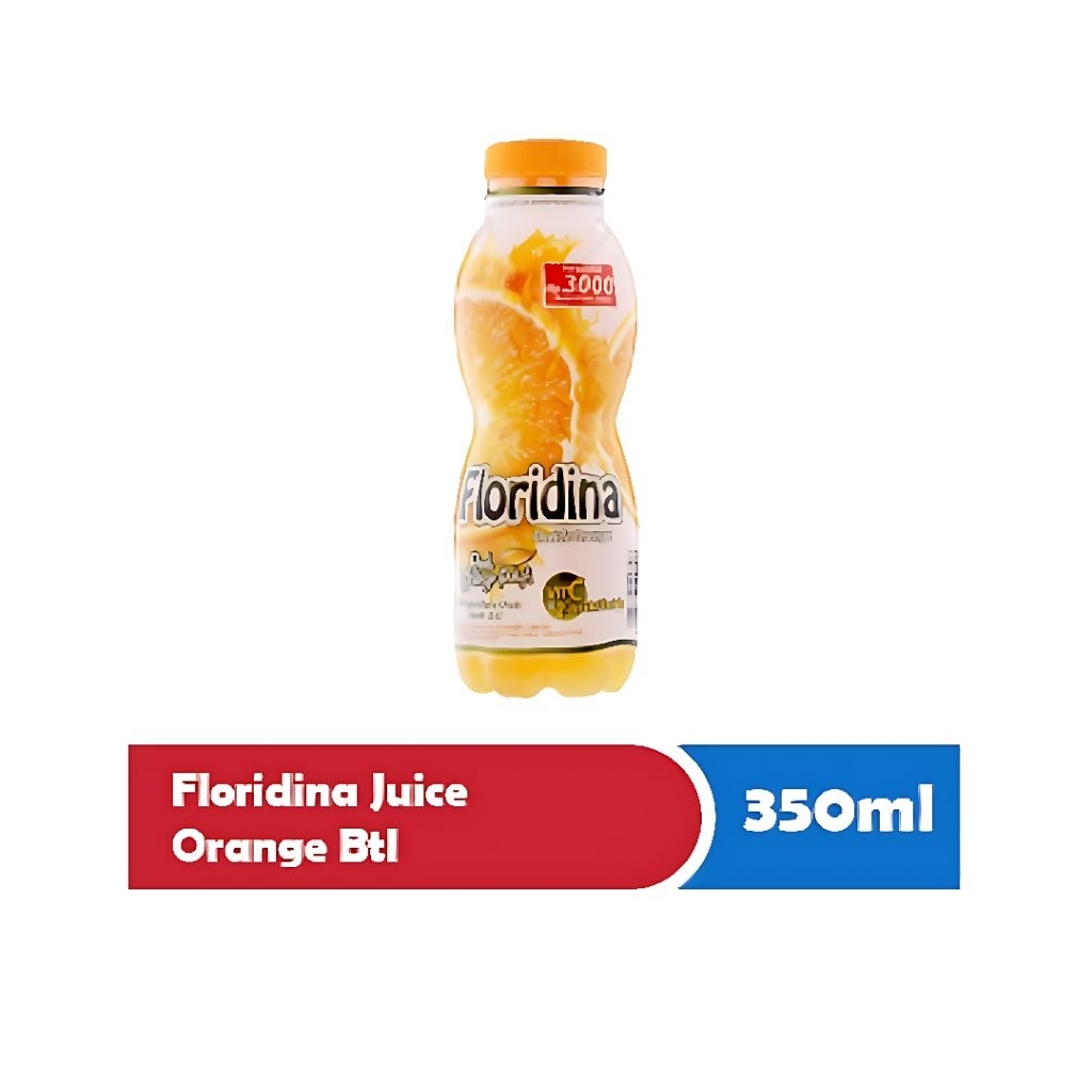 

FLORIDINA minuman jeruk Original/Pulp Coco 350ml (Isi 12 Botol)