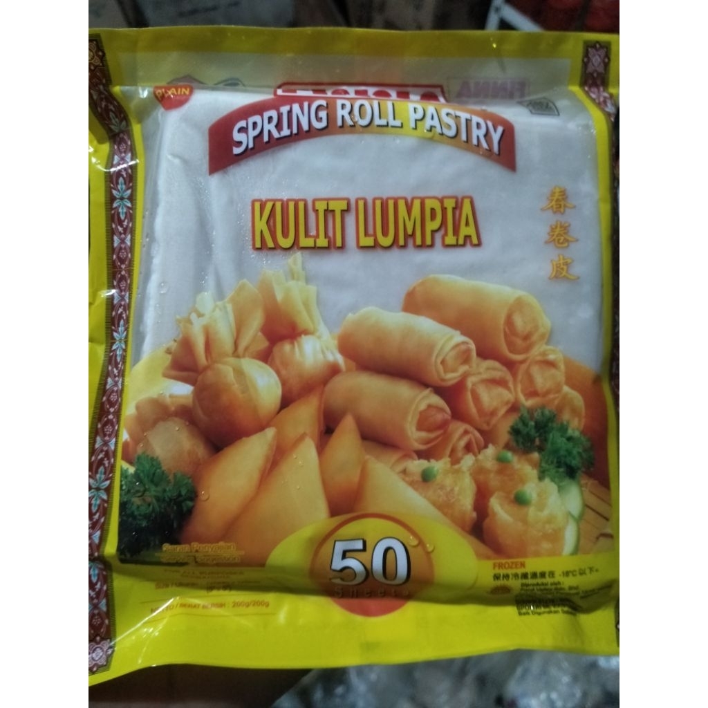 

Finna Spring Rol Pastry kulit lumpia isi 50 ukuran 125mm X 125mm