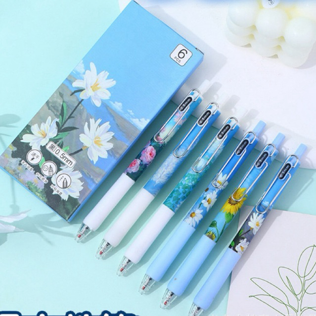 

PULPEN ISI 6 DAISY BLUE / PULPEN 1 SET ISI 6 BUNGA DAISY / PULPEN DAISY BLUE