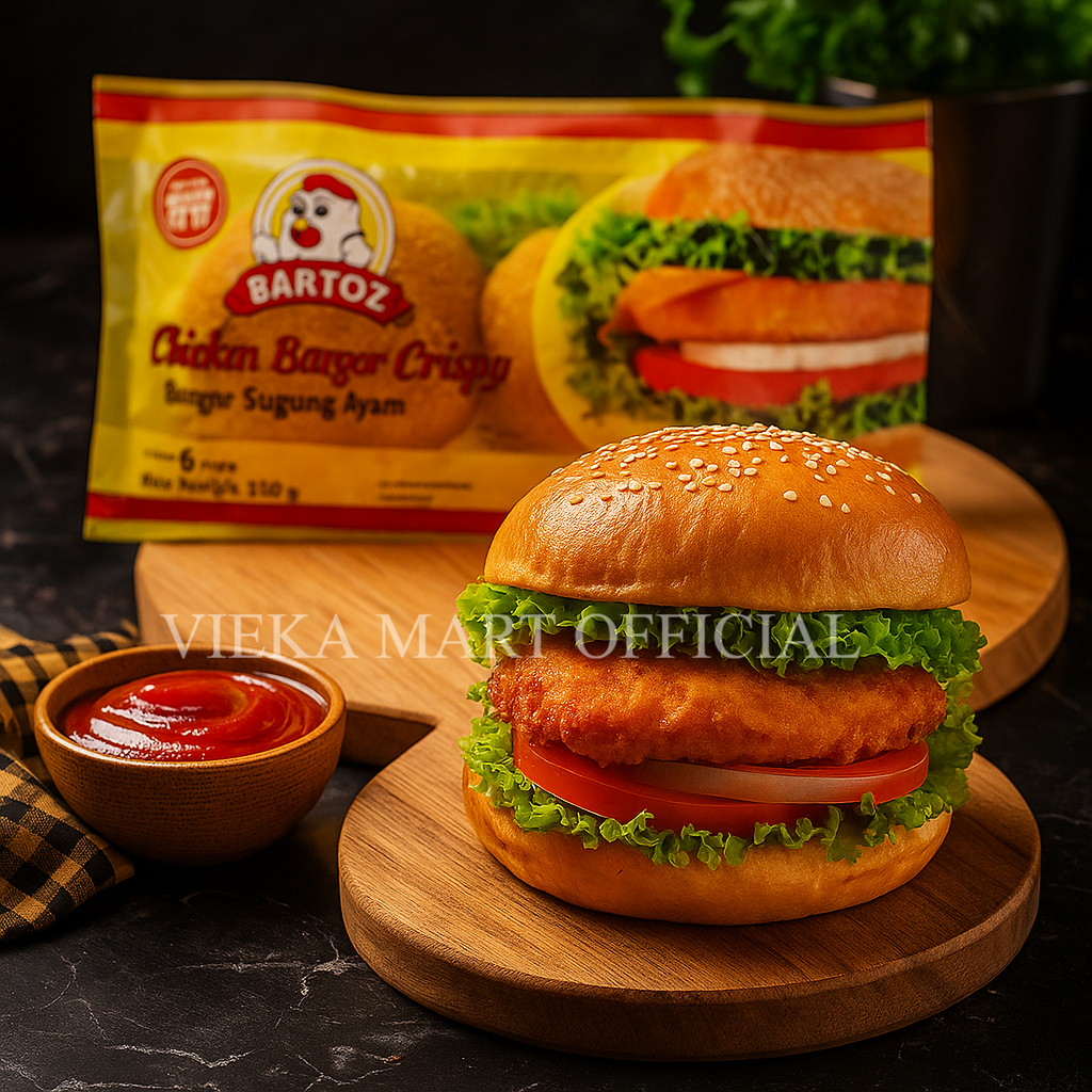 

BARTOZ Chicken Krispy Burger 330g isi 6