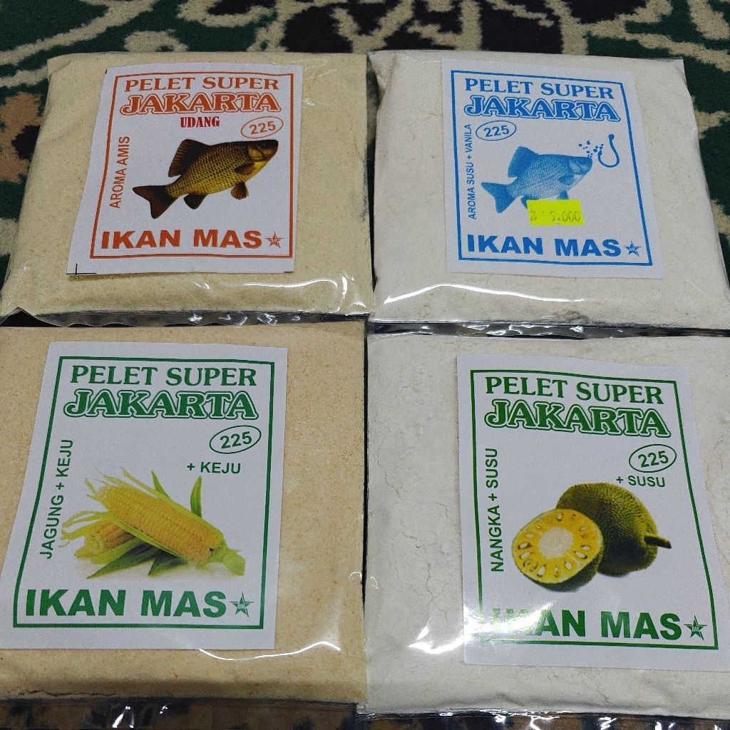 PELET SUPER JAKARTA (UMPAN MANCING IKAN MAS)