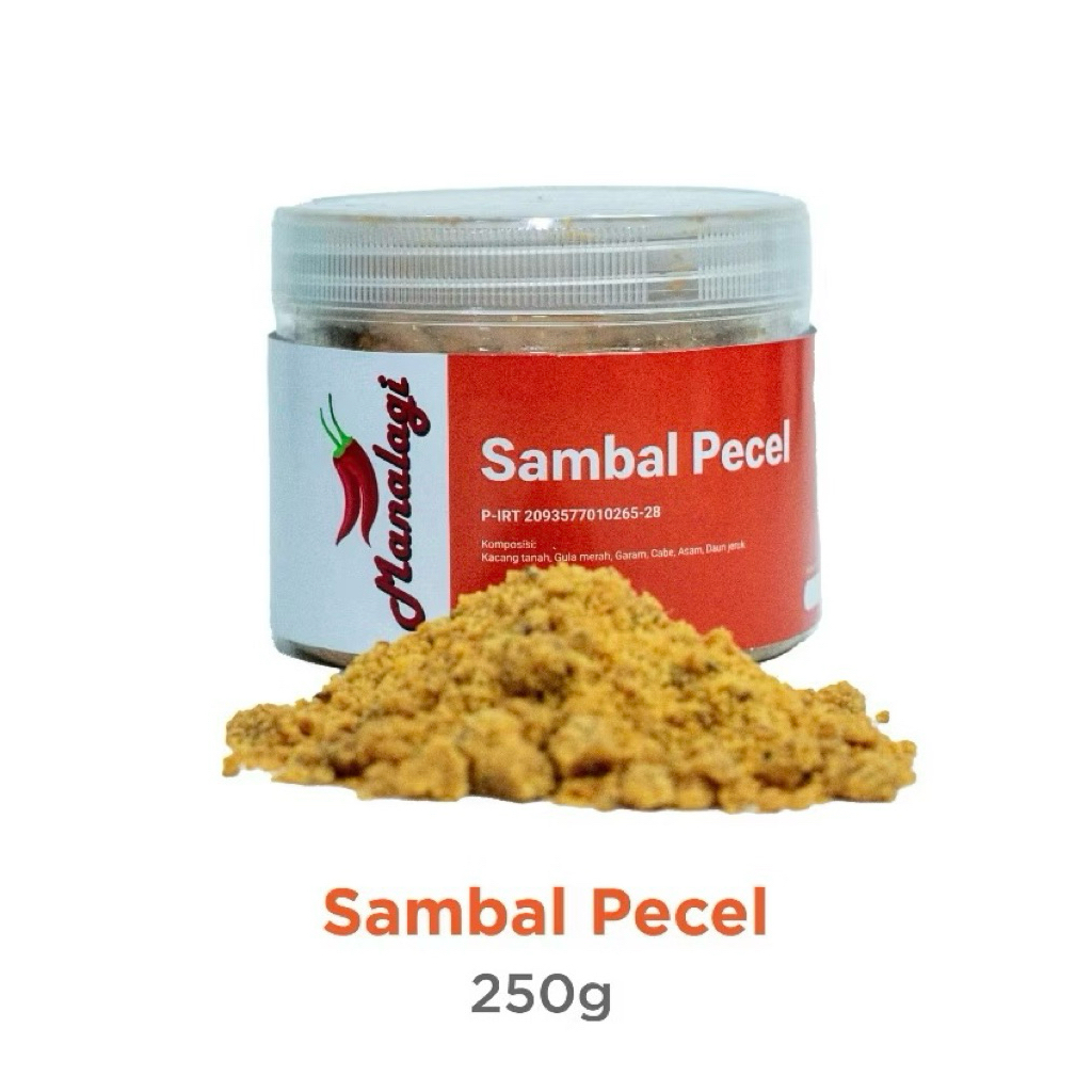 

Sambel Pecel Madiun Asli Cap Manalagi 250gr