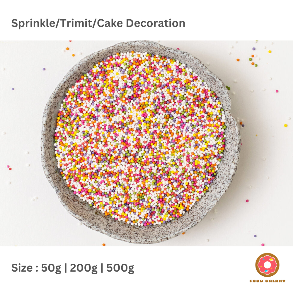 

Trimit Warna Warni Sprinkle Cake Cupcake 50g | 200g | 500g