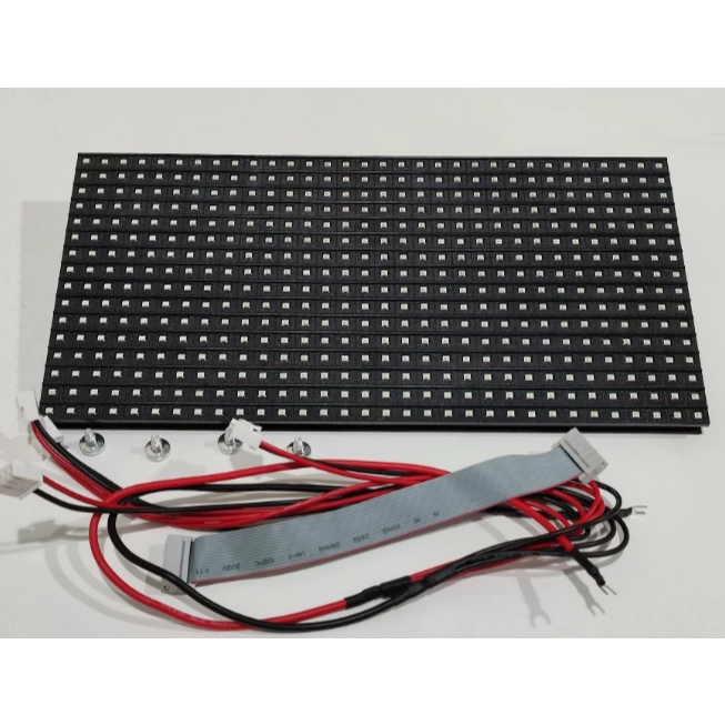Panel Module Model Led P10 Merah Outdoor SMD Running Text / Running Text