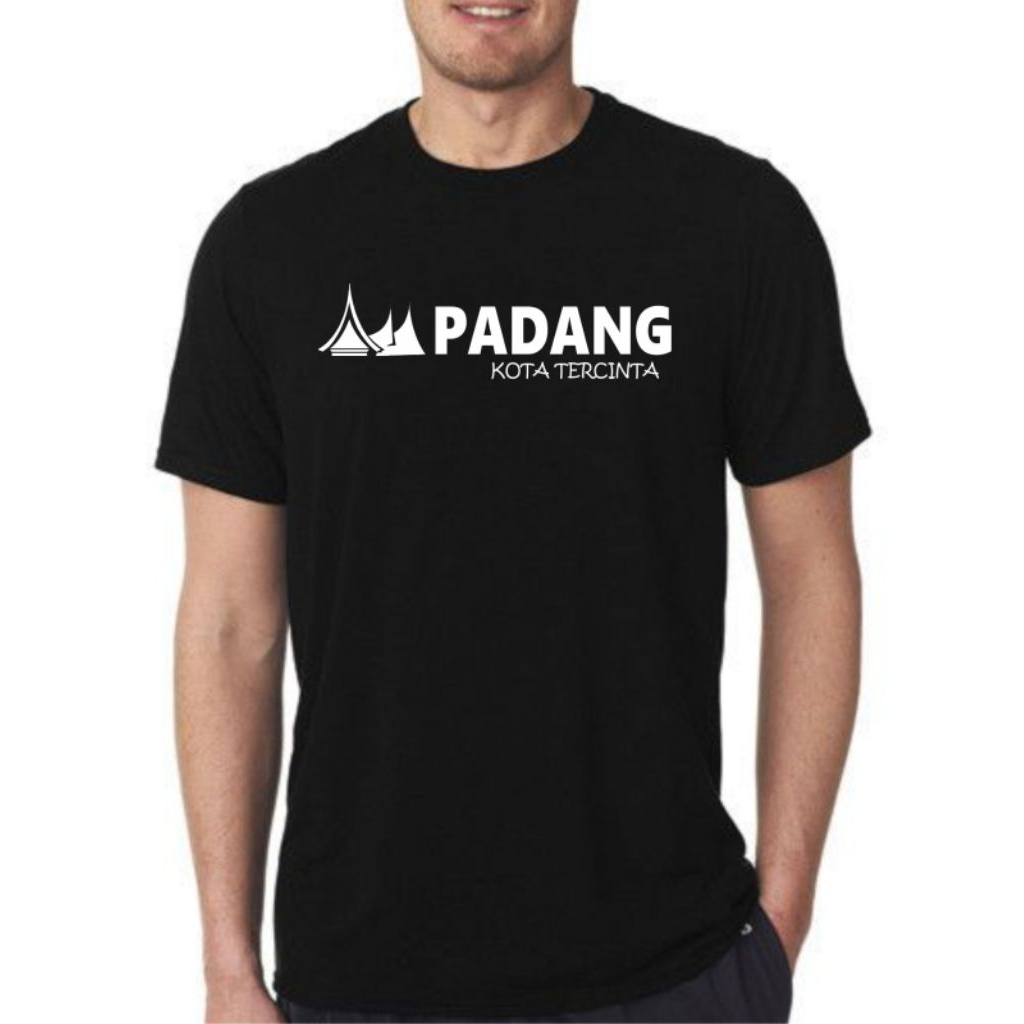 Kaos Rumah Adat Padang Minang/Kaos Padang Kota Tercinta