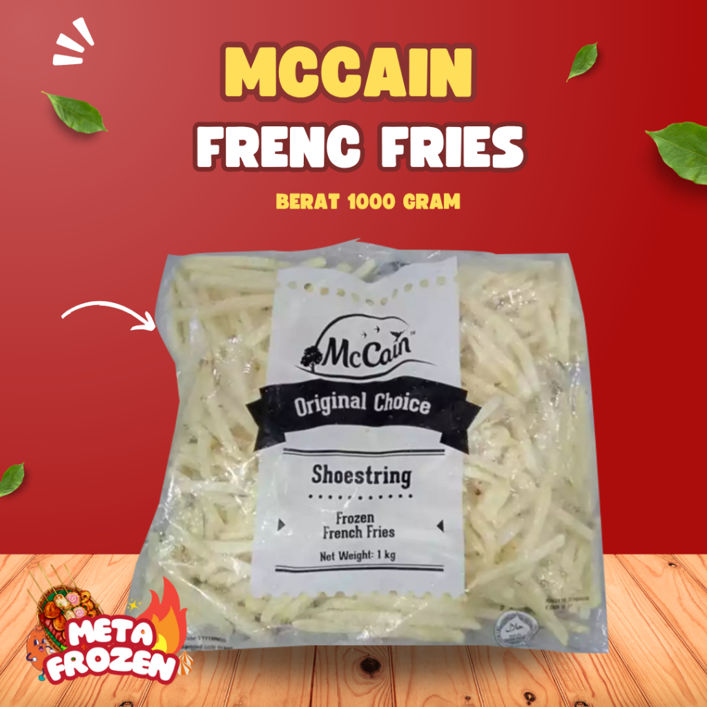 MCCAIN FRENCH FRIES BERAT 1000 GR