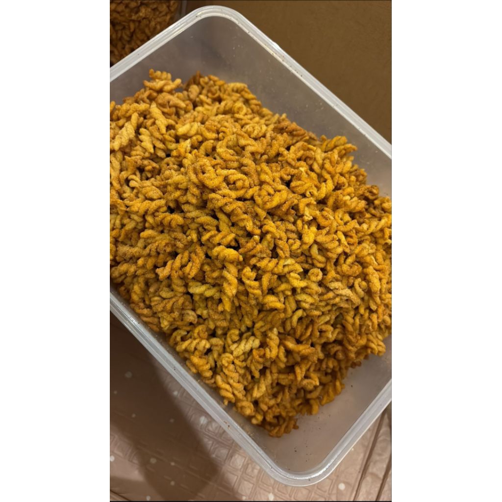 

Makaroni Spiral Pedas Asin 500gr