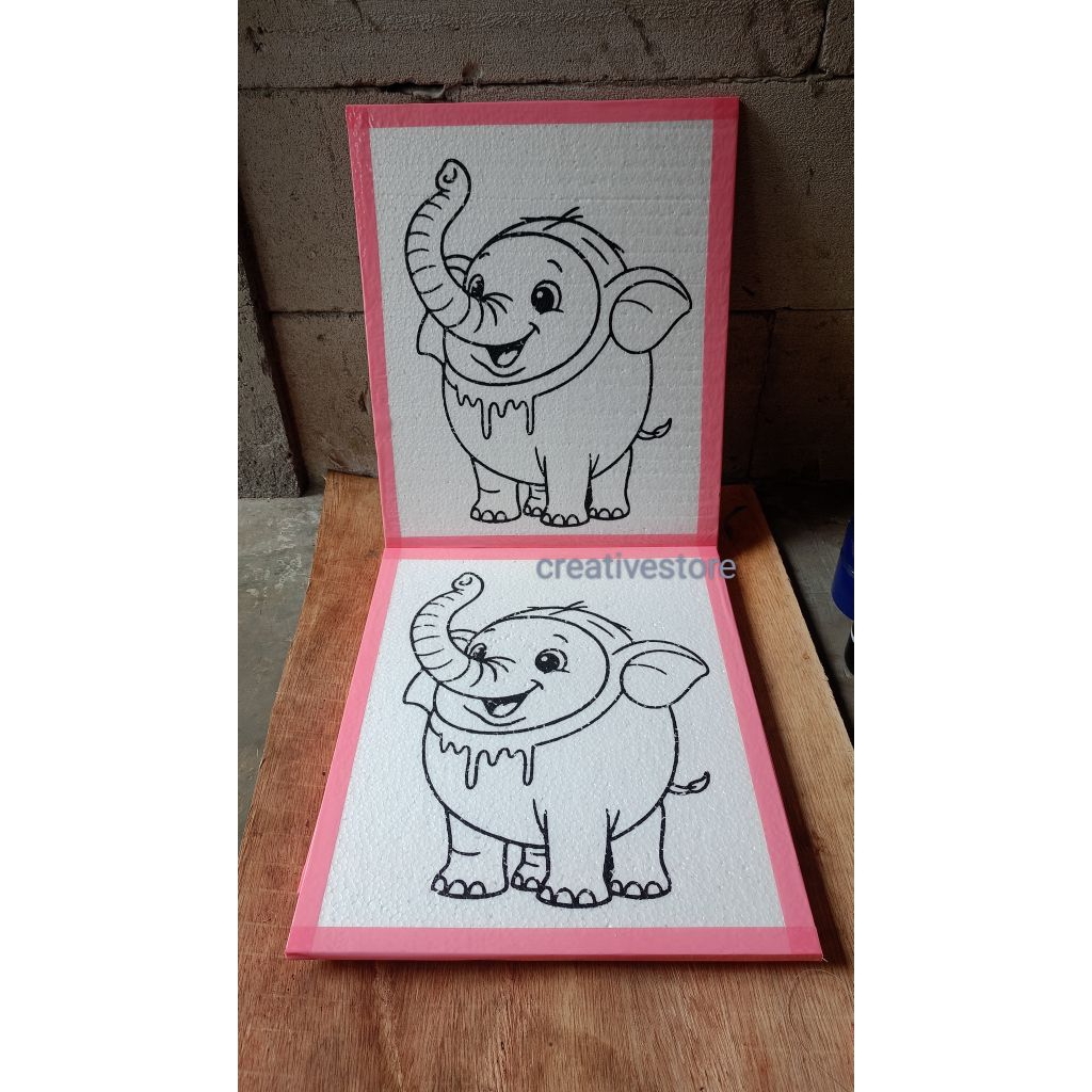 

sketsa melukis uk 33cm x 40cm