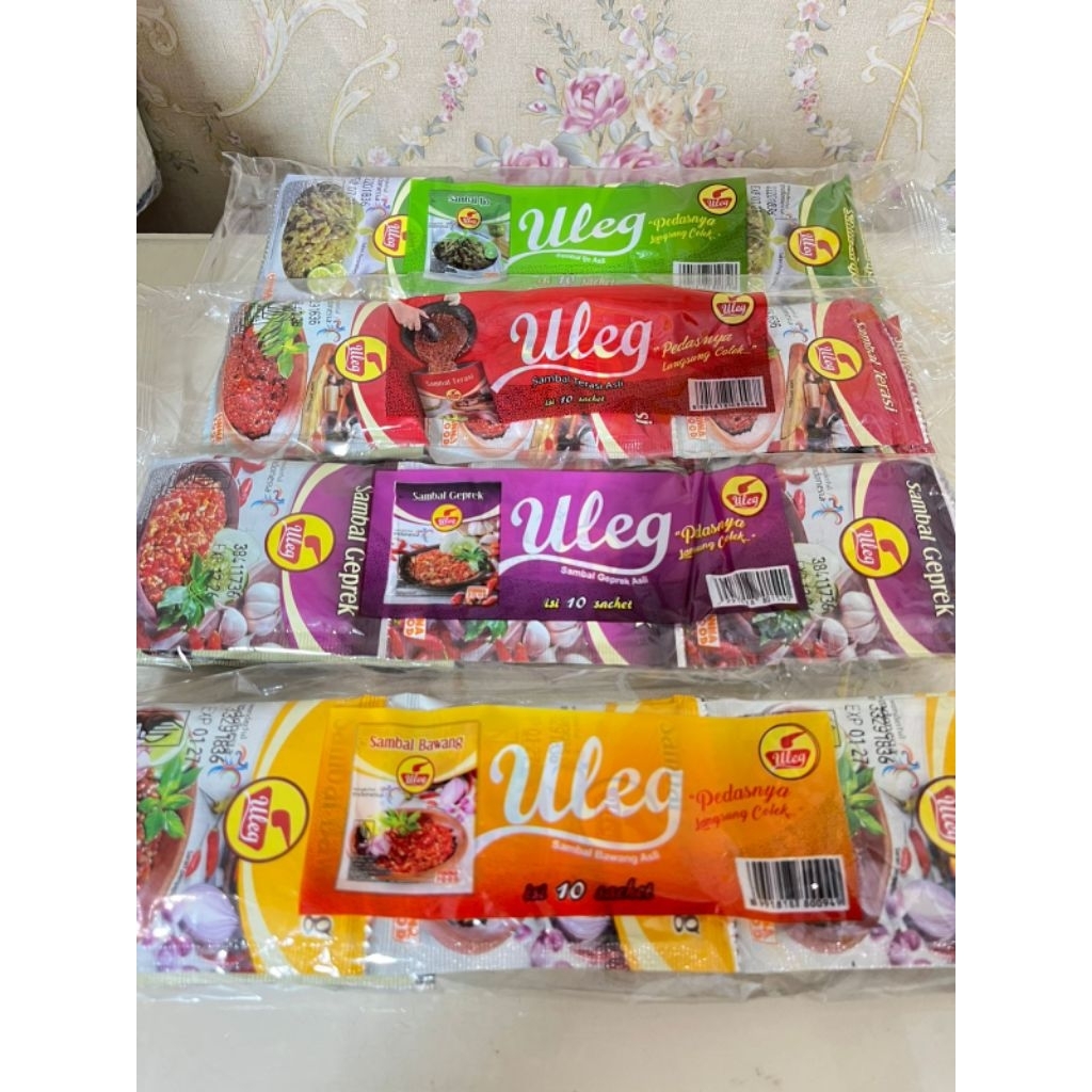

i READY sambal uleg 1 renteng isi 10x20gr