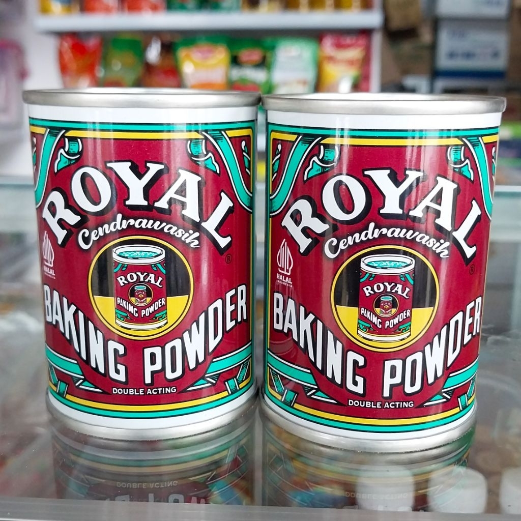 

ROYAL BAKING POWDER DOUBLE ACTING 110 GRAM / BAHAN PENGEMBANG KUE