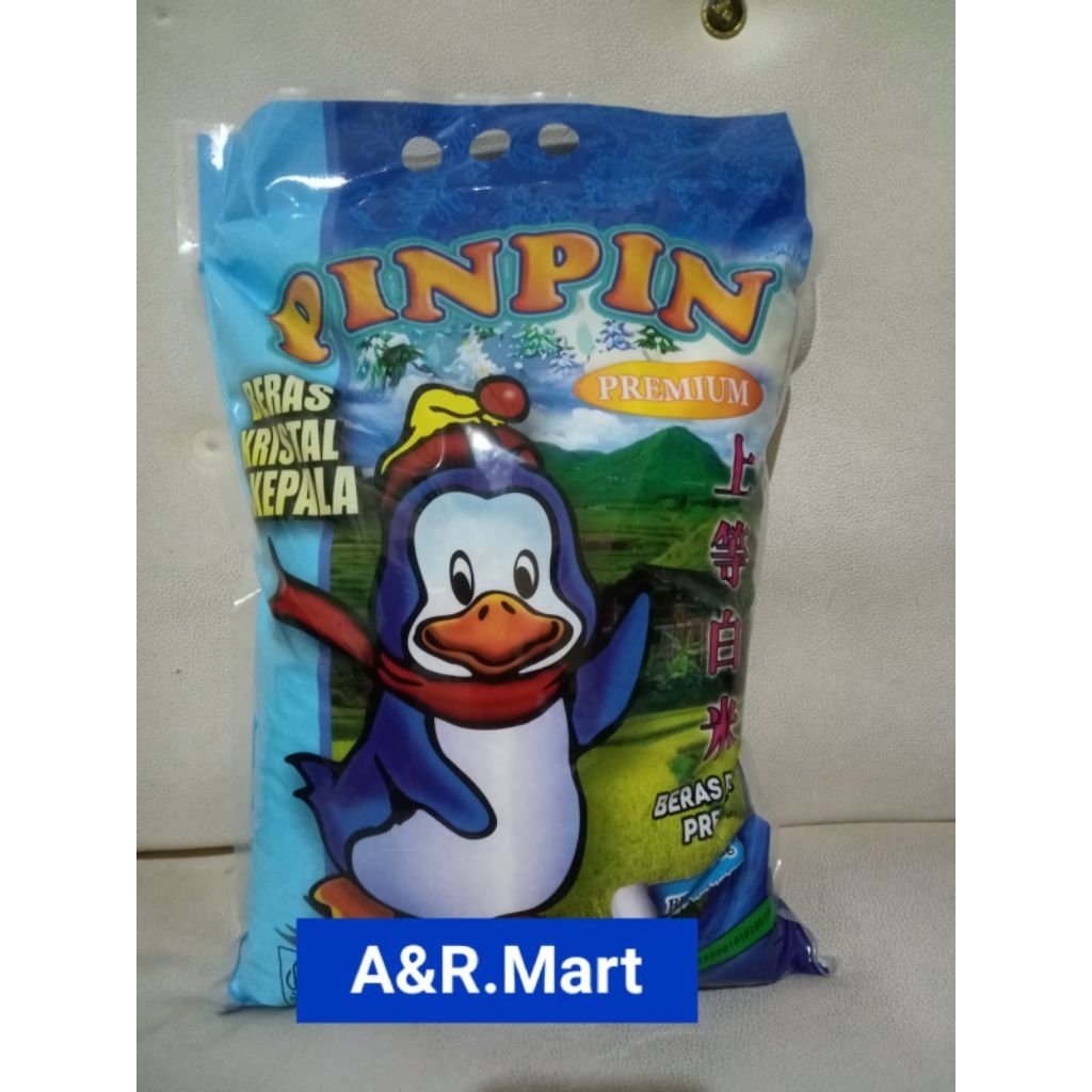 

[PO PACKG] Beras PinPin repacking 1kg kemasan plastik putih