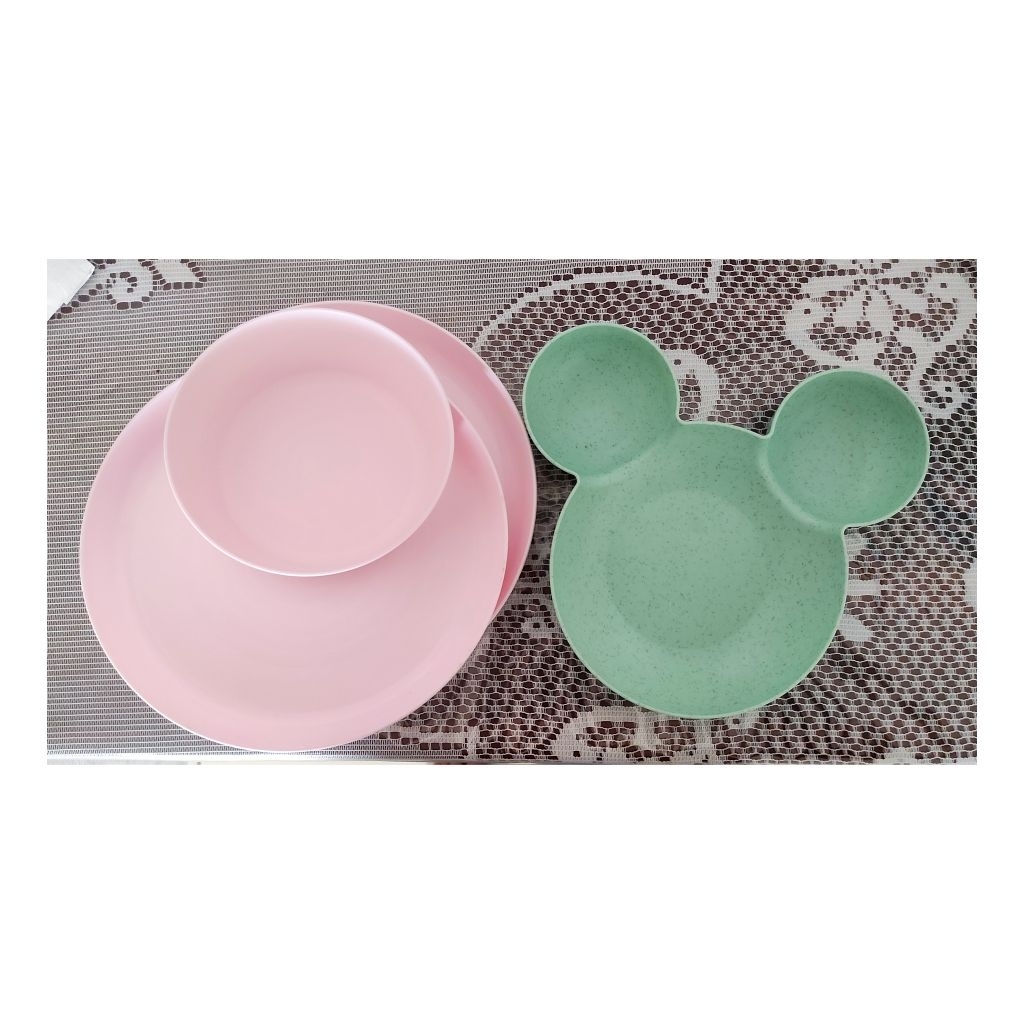 Preloved Piring Mangkok Plastik IKEA