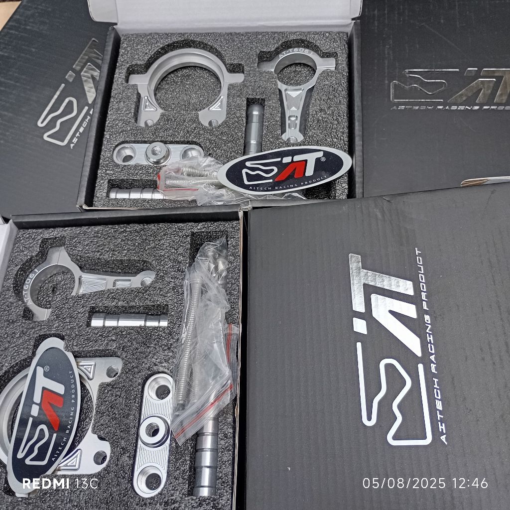 Breket stabilizer RX King CNC Original Aitech Breket stabilizer RX king Silver Original Aitech