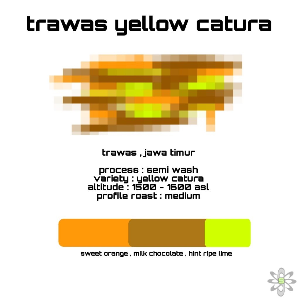 

(beans'filtercoffe)trawas'yellowcaturaa(60gram)