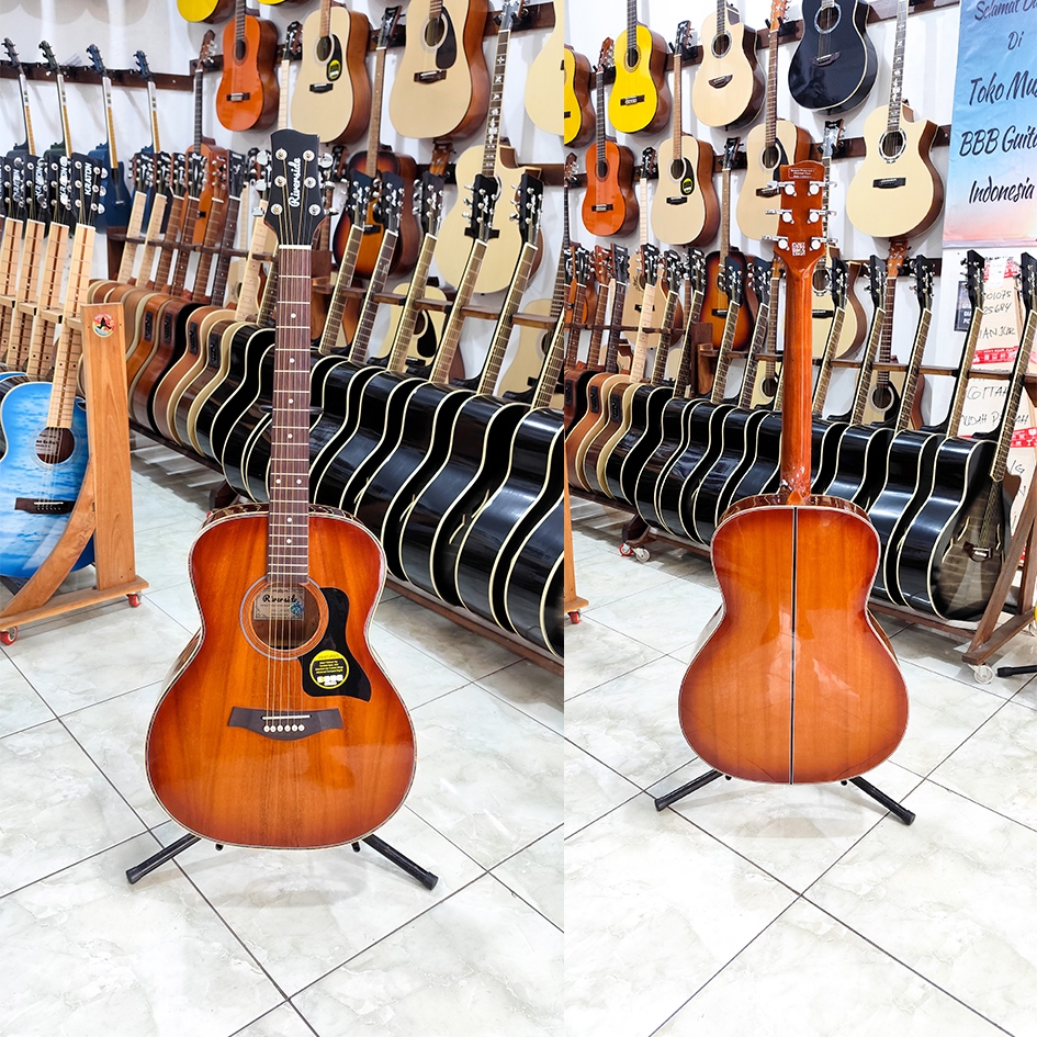 Bonus Tas Gitar Original Riverside Akustik Elektrik Gitar River Side Cutaway