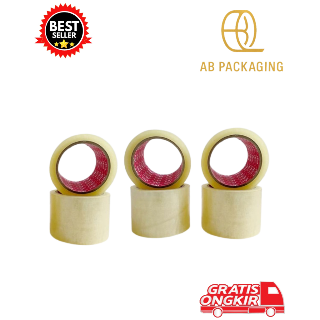 

MURAH!! LAKBAN BENING 100 YARD 45MM X 70M 6 PCS KUALITAS TERBAIK