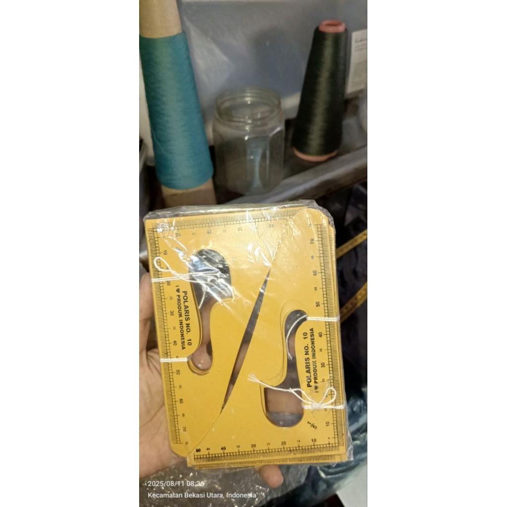 

penggaris pola kecil no 10 bebek