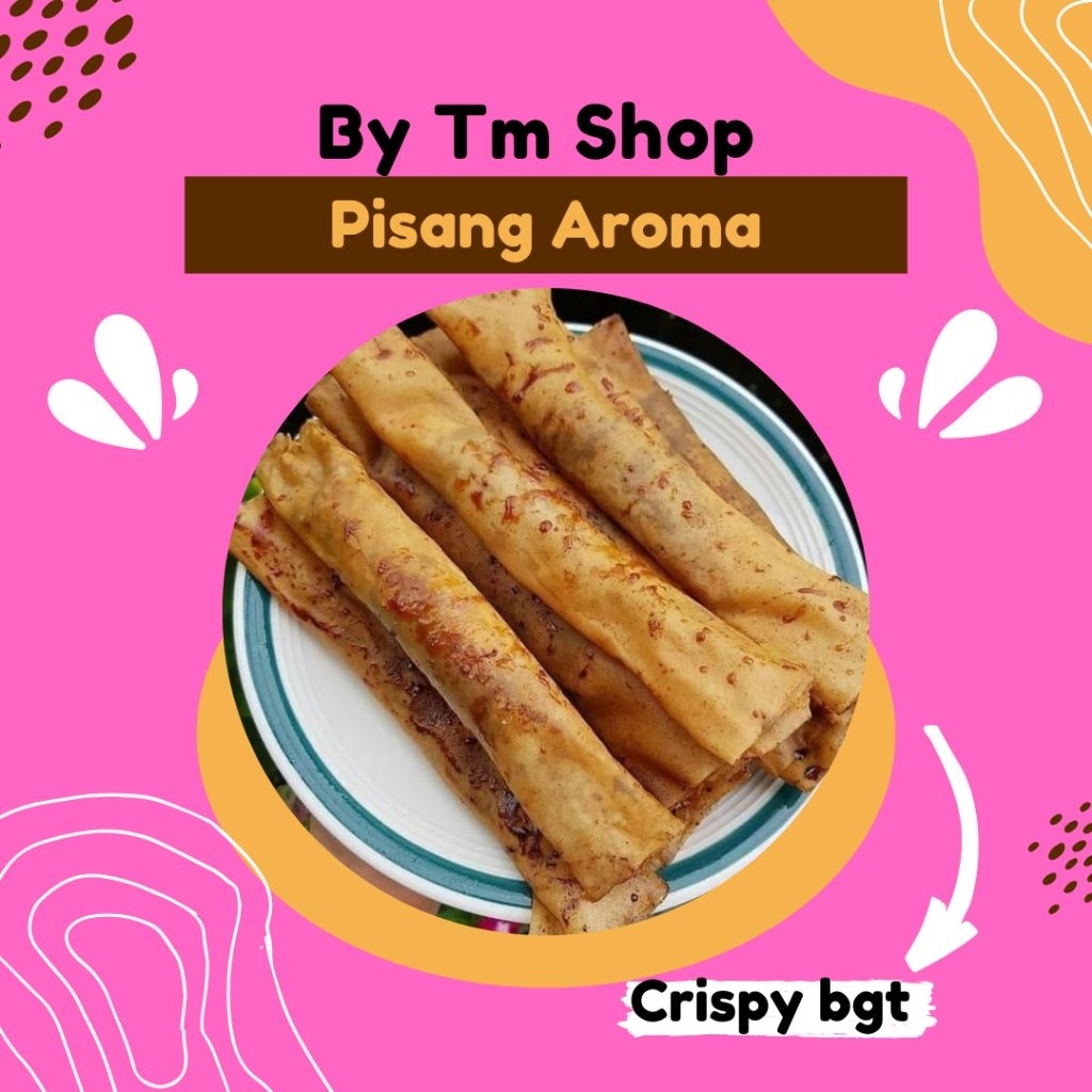 

Pisang Aroma Random toppingnya