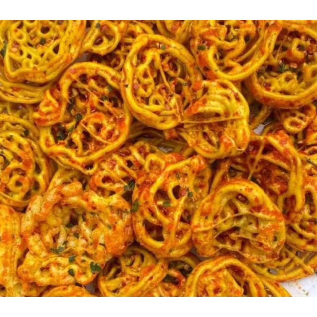 

Seblak kerupuk mie/seblak pukmi pedas asin daun jeruk