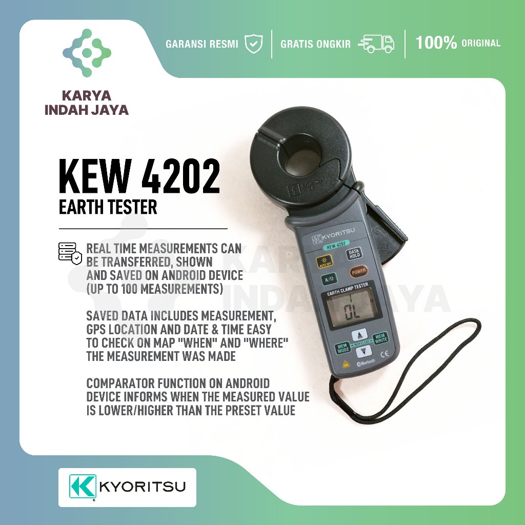 Kyoritsu 4202 Earth Clamp Tester