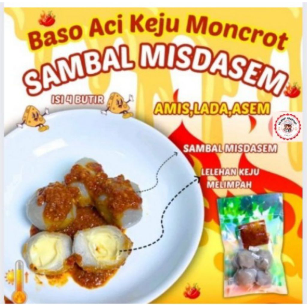 

1 BUNGKUS CILOK LUMER KEJU MONCROT SAMBAL MISDASEM (AMIS LADA ASEM) ISI 4 SAMBAL PEDAS NIKMAT