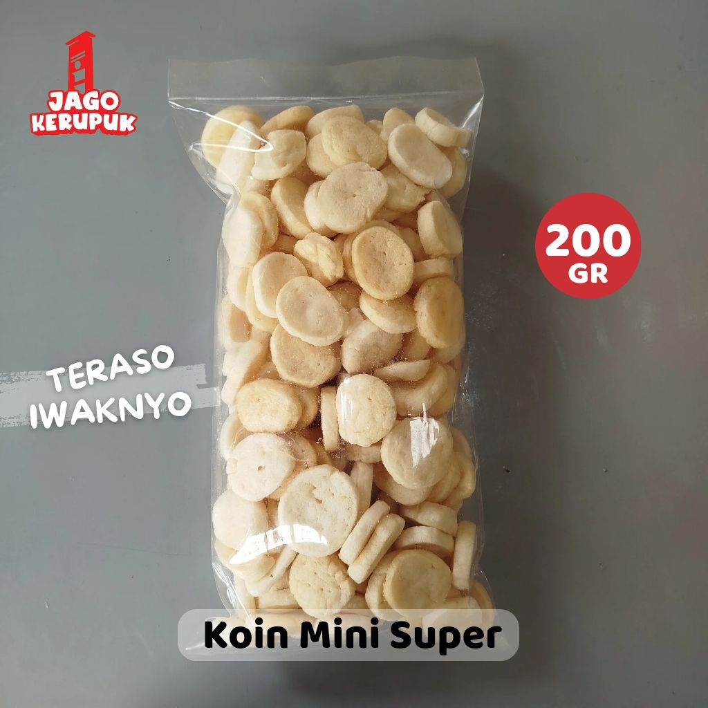 

Kerupuk Kemplang Palembang Koin Mini Super Rasa Ikan Tenggiri 200 GR