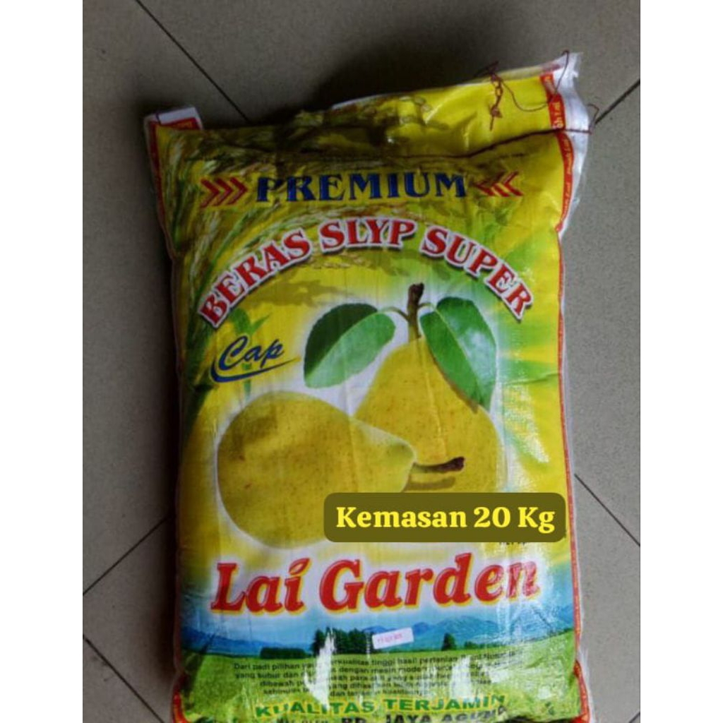 

[ Berat 20 Kilogram ] Beras Cap Lai Garden Beras SLYP Super Hadiah Sendok Didalam Kemasan