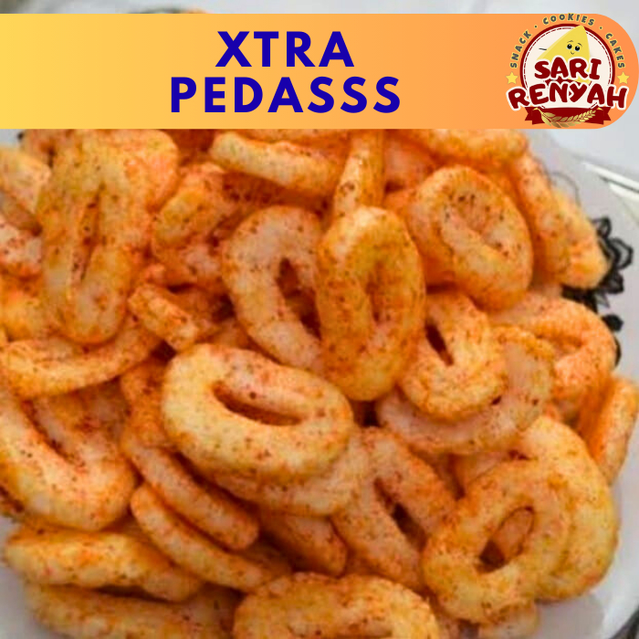 

Cemilan Ring Ikan Pedas Gurih 250g / Snack Ringan Cemilan Pedes - Sari Renyah