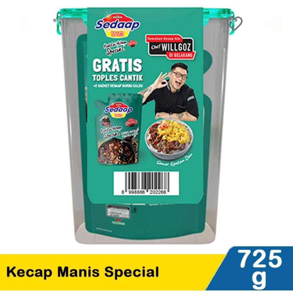 

Kecap sedap Tanpa piring /bok cantik 720gram