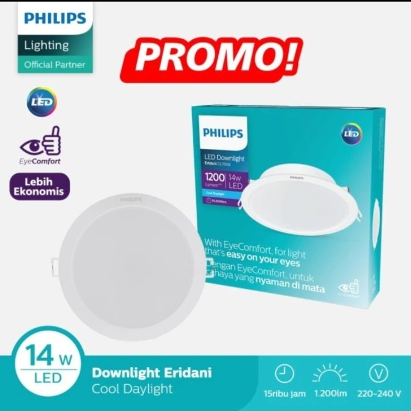 Philips Lighting Downlight Eridani Cool Daylight LED 14W