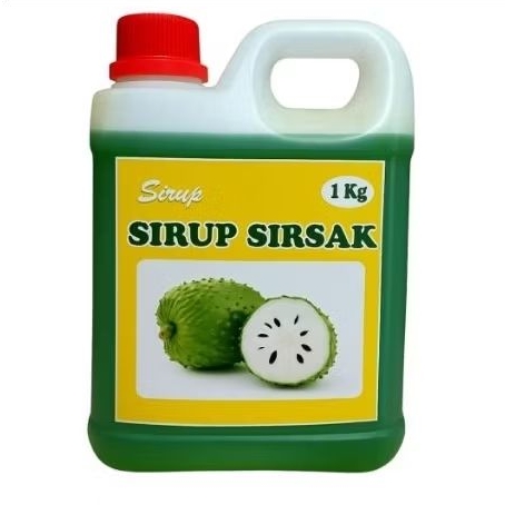 

100 % gula asli 1kg sirup rasa sirsak