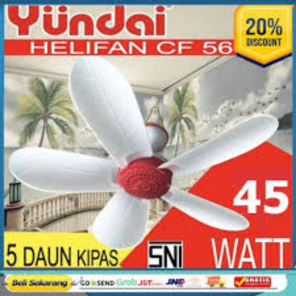 KIPAS ANGIN GANTUNG YUNDAI 45W