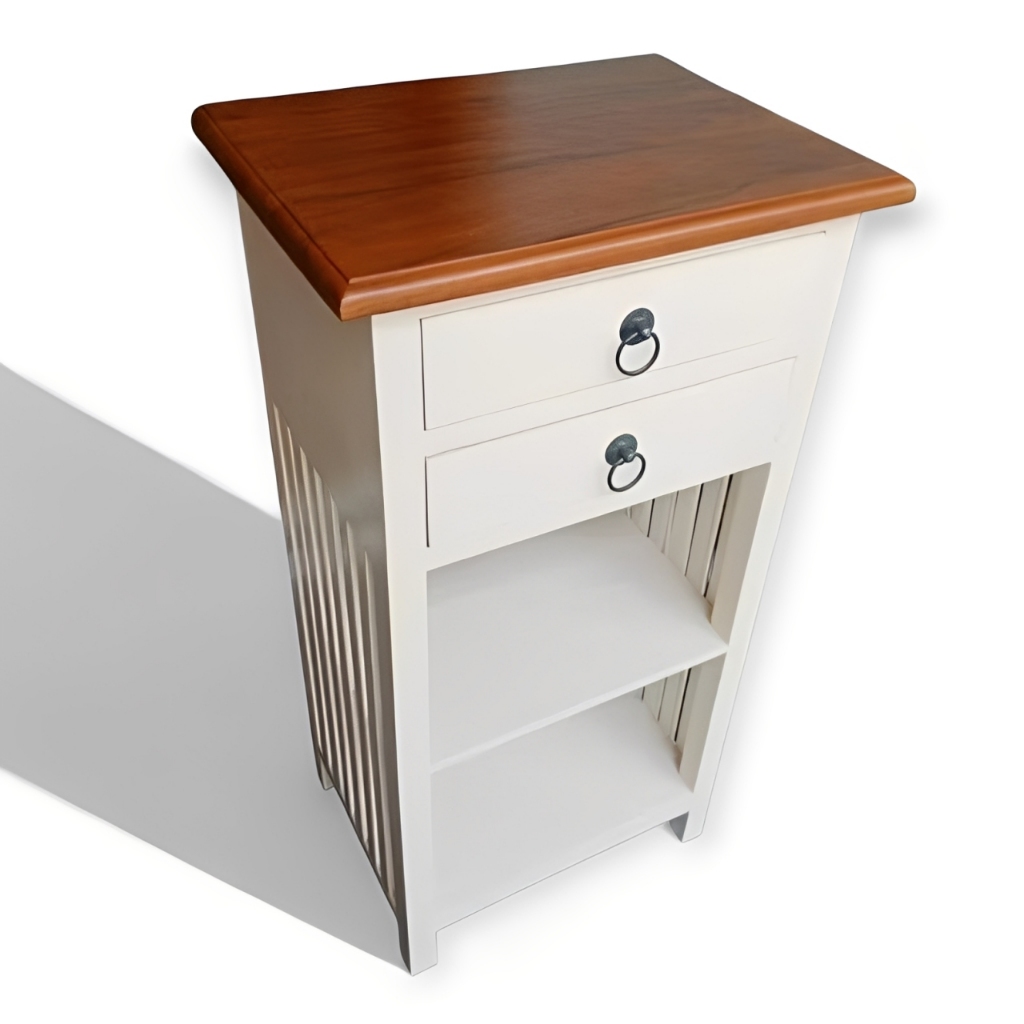 MEJA HIAS SAMPING TEMPAT TIDUR MINIMALIS BAHAN KAYU JATI / NAKAS MEJA TEMPAT VAS BUNGA DAN PENYIMPAN