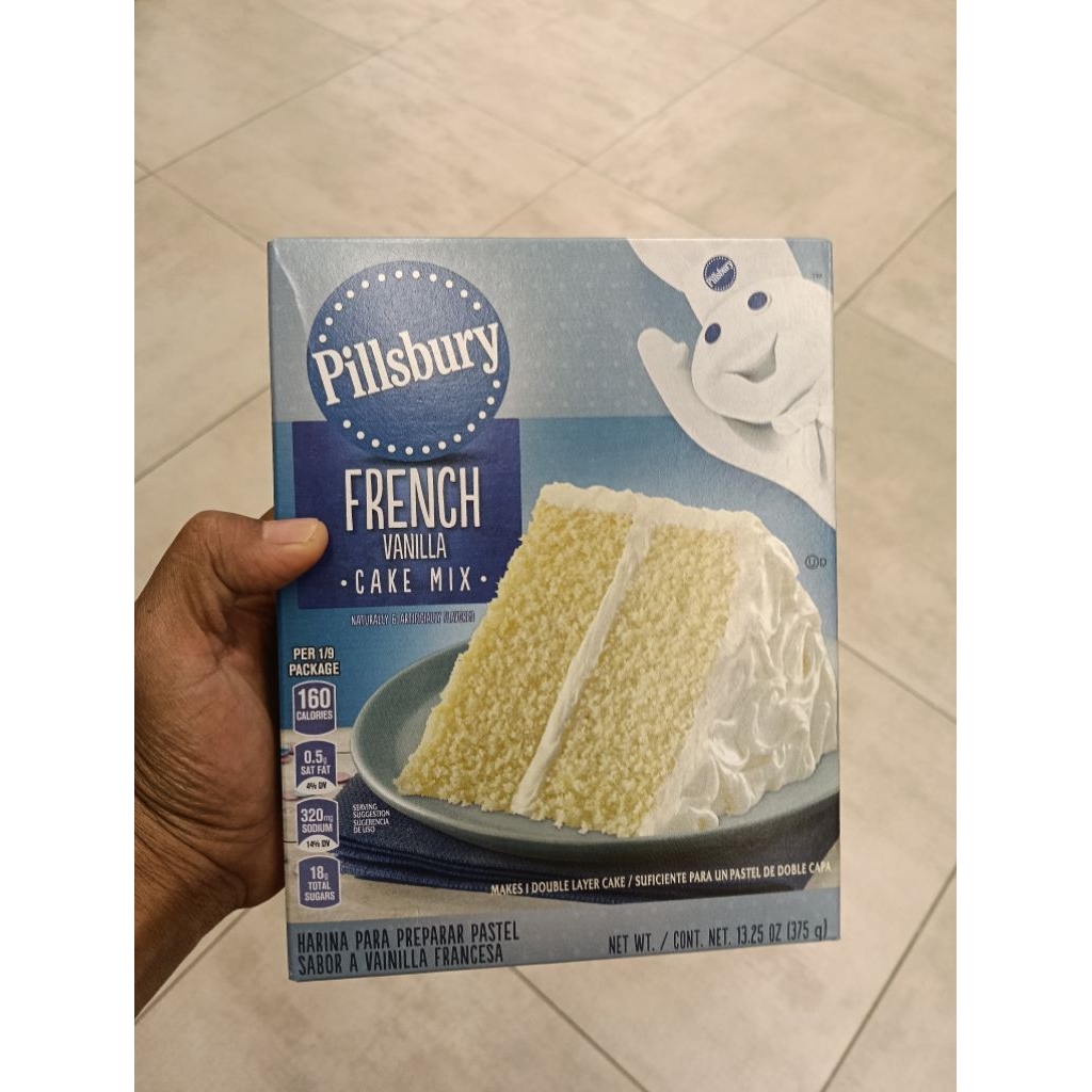 

pillsbury french vanilla cake mix 375gr