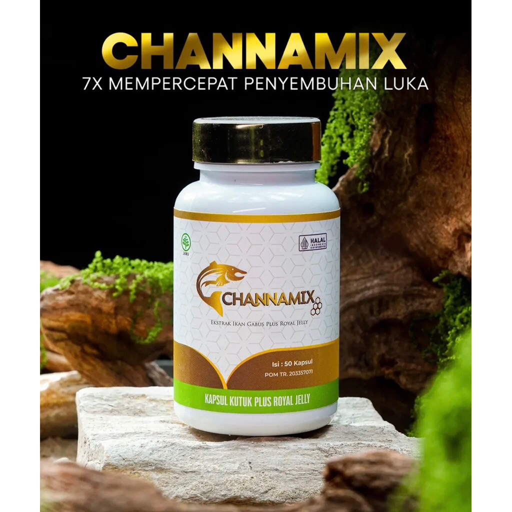 KAPSUL CHANNAMIX ISI SETENGAH ( 25 KAPSUL )