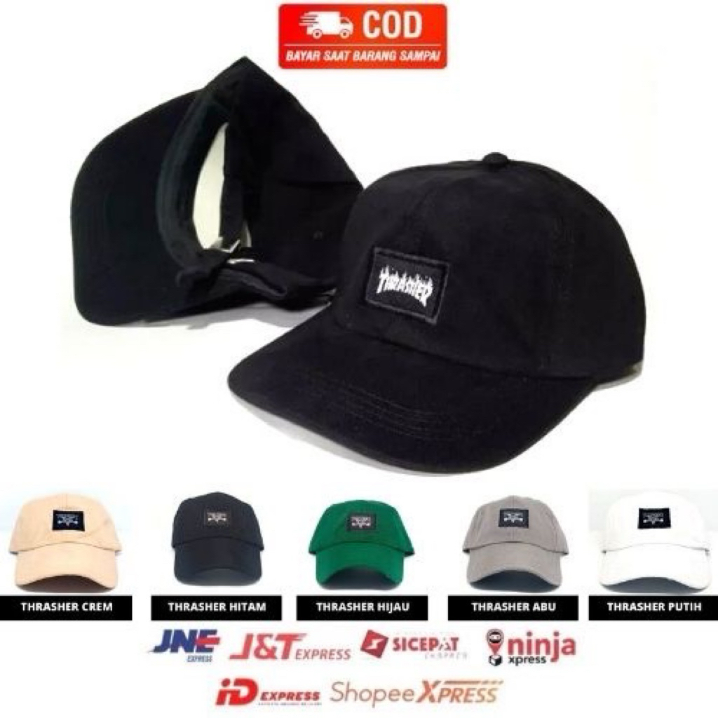 TOPI DEWASA BORDIR THRASHER / TOPI DISTRO DEWASA BORDIR THRASHER / TOPI BASEBALL DEWASA BORDIR THRAS