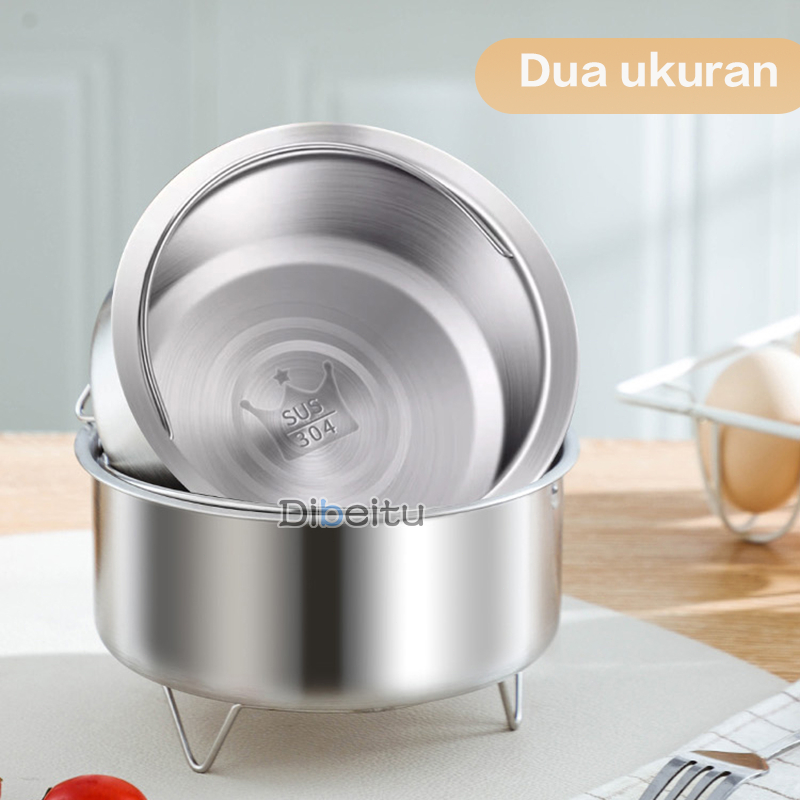 Tatakan Kukusan Stainless Kukus Panci Stainless Sus 304 Anti Karat Food Grade Kukusan Makanan