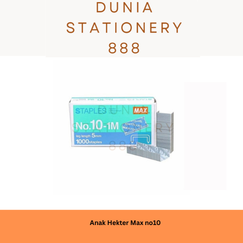 

Isi Staples MAX Kecil No 10/Isi Stapler/Refill Stapler/Isi Hekter