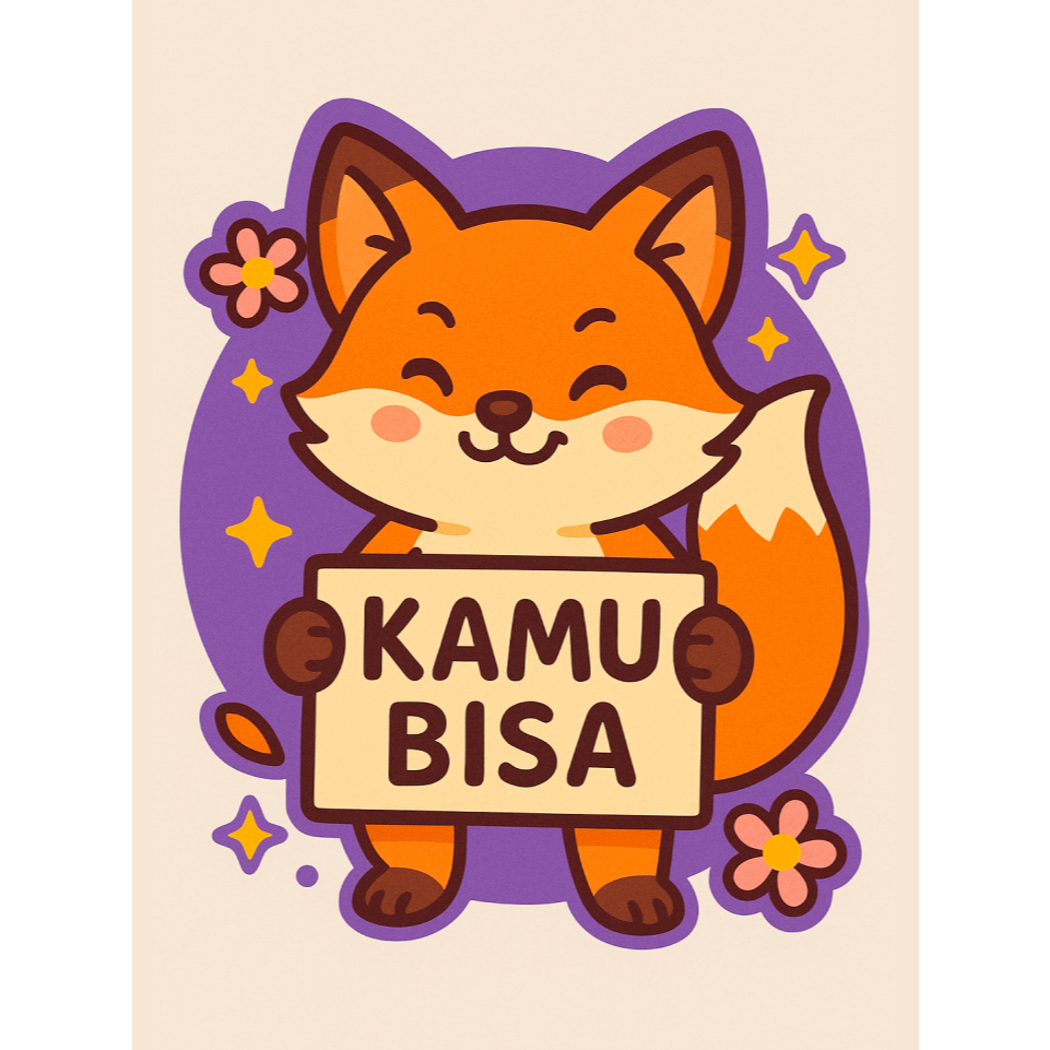 Prompt ChatGPT - Stiker Motivasi Imut