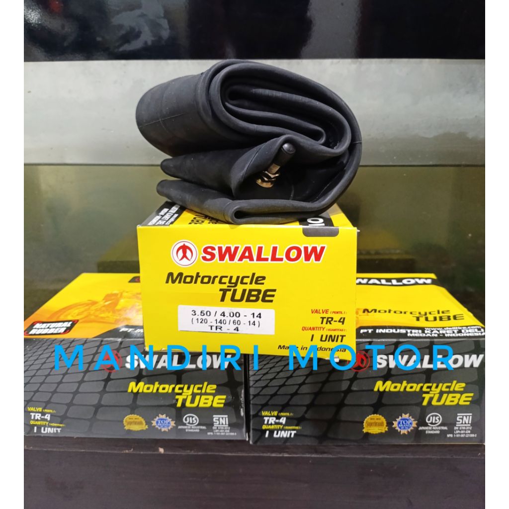 Ban Dalam Swallow 140/70 -14 350/400-14 Ban Dalam Aerox XMax Vario 160 Bahan Karet Tebal