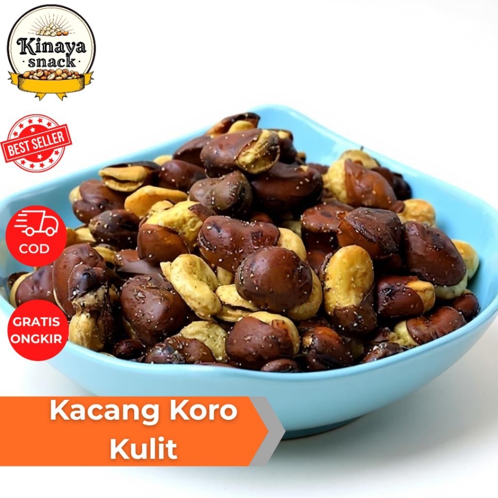 

Kacang Koro Kulit 250 Gram 500 Gram 1 Kg / Kacang Koro Asin Gurih Cemilan Snack Kacang