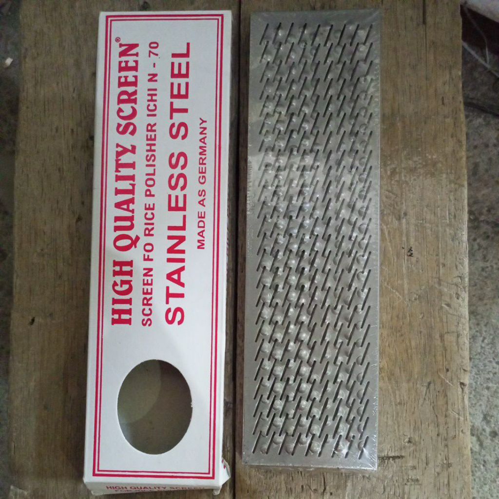 saringan n70 rice polisher inchi N-70 stainless steel