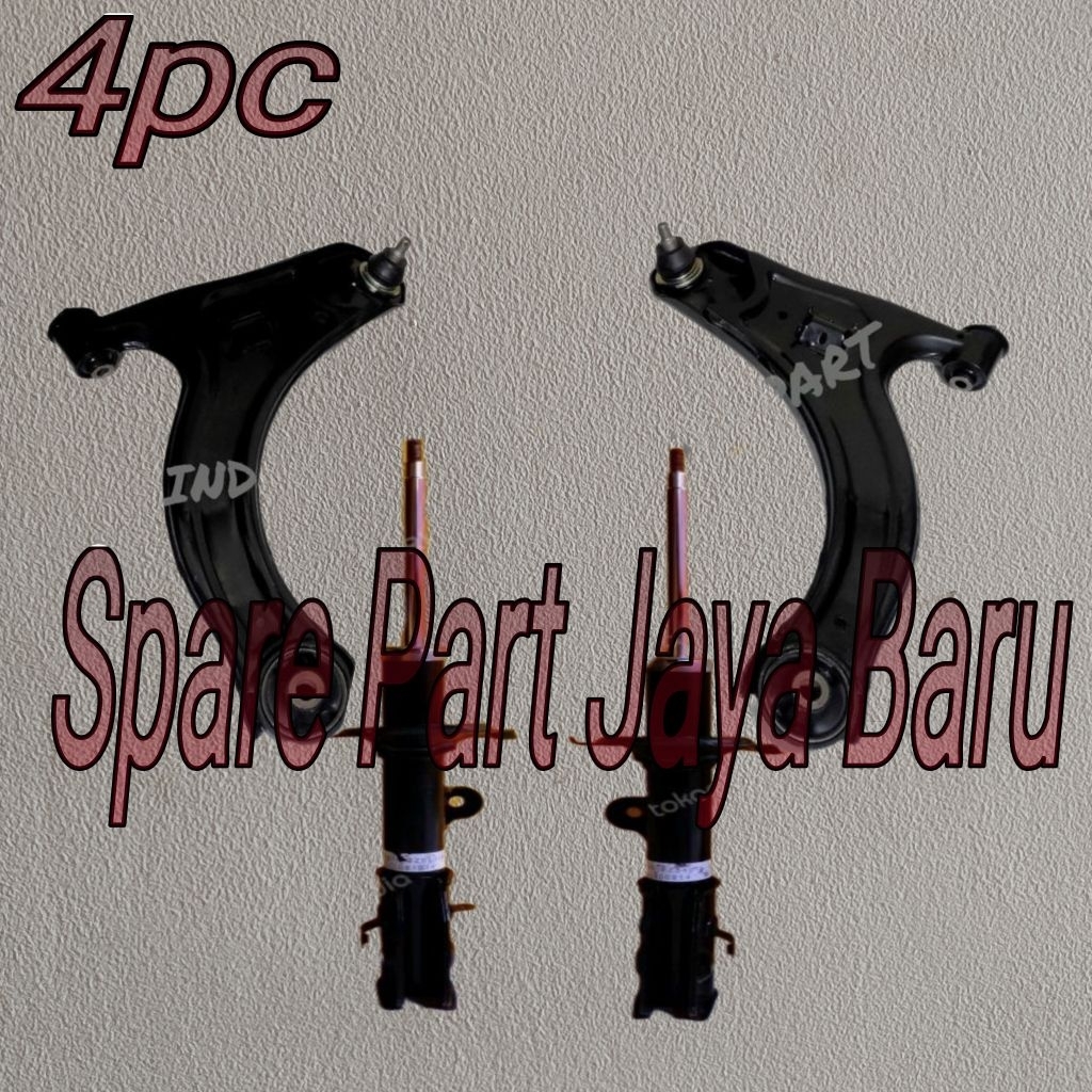 Paketan Lower Arm Set Kanan Kiri Dan Shock Breaker Depan Set kanan kiri Toyota Rush Terios 2007 2008