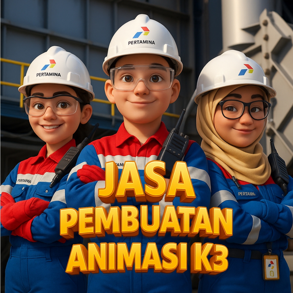Jasa Video Animasi K3, Migas, Pendidikan, dll. | Video Animasi Explainer | Video Animasi Custom