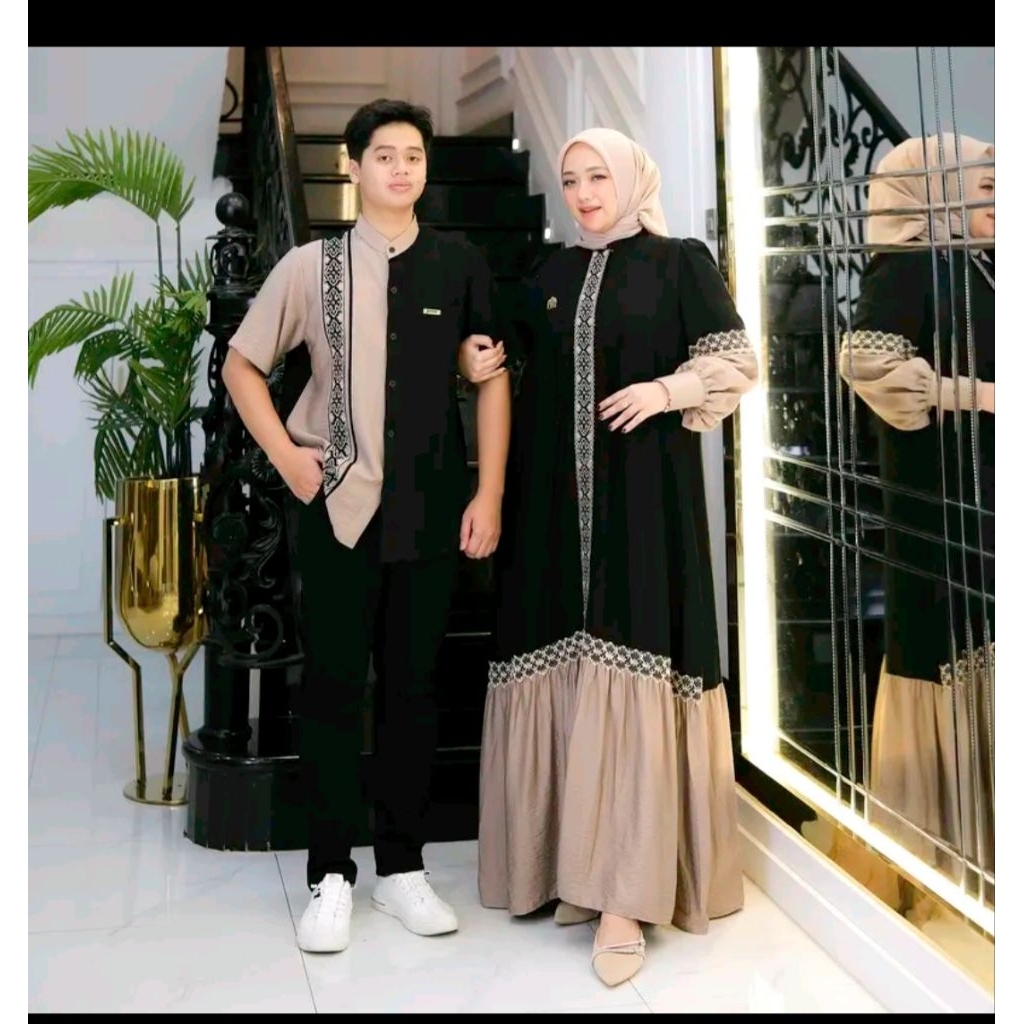 Gwenza - Asyiqa Couple Gamis Koko - Muslim wanita