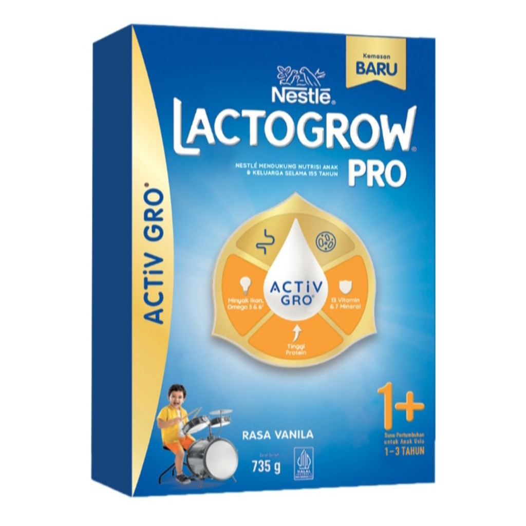 

lactogrow 1+ susu pertumbuhan 735gr