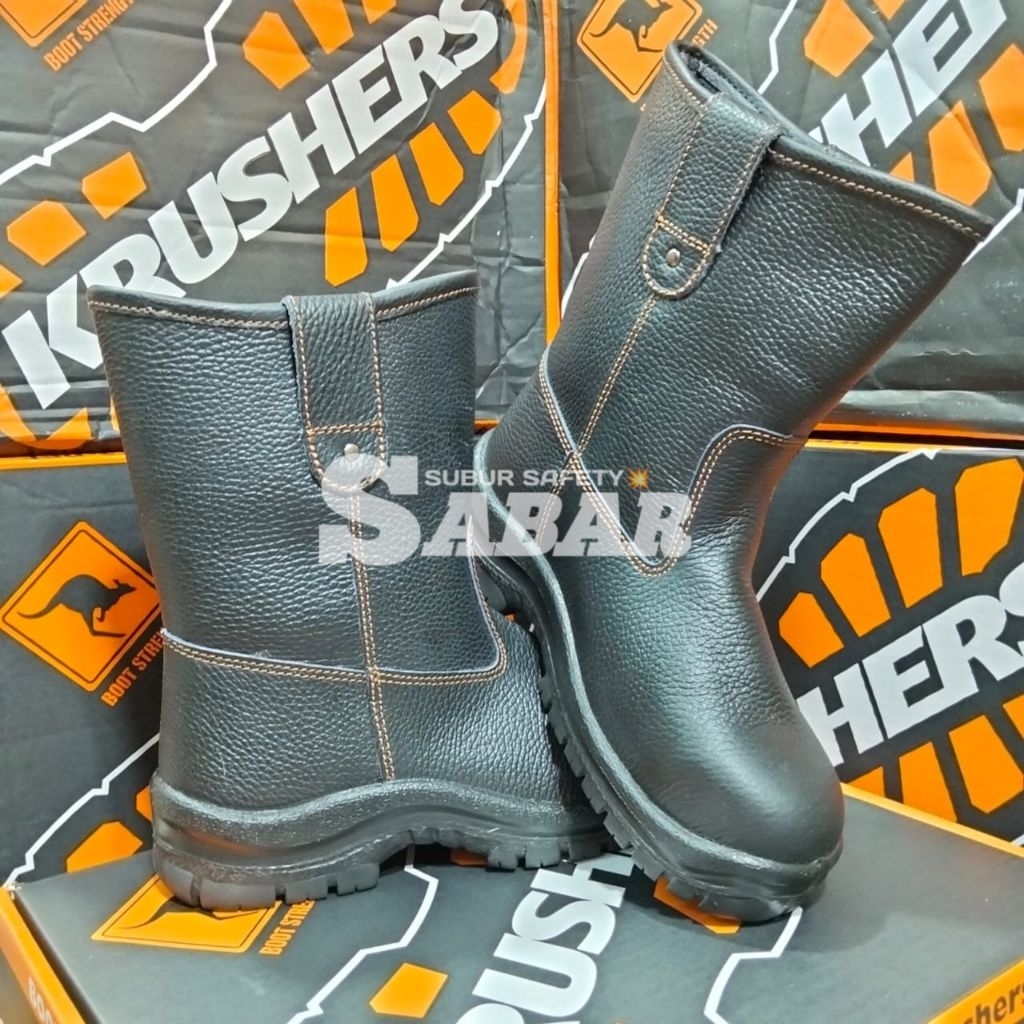 Safety Krushers Texas Black Original 100% / Sepatu Safety Krushers Texas Original Berkualitas
